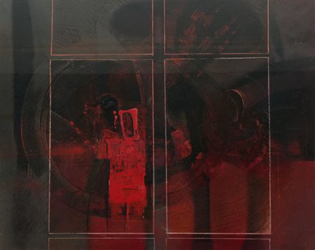 Giuseppe De Gregorio (Spoleto, 1920 - 2007) Senza titolo 1968 Olio su tela...