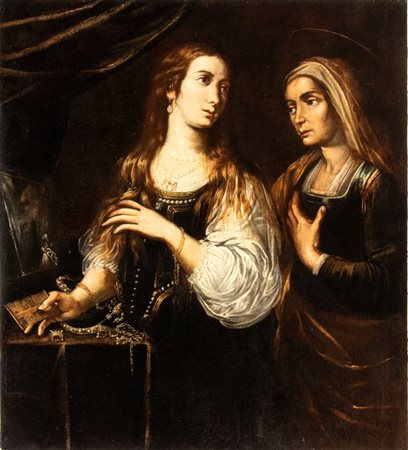 il Cavalier d'Arpino (cerchia di) (Arpino, 1568 - Roma, 1640) Marta e...