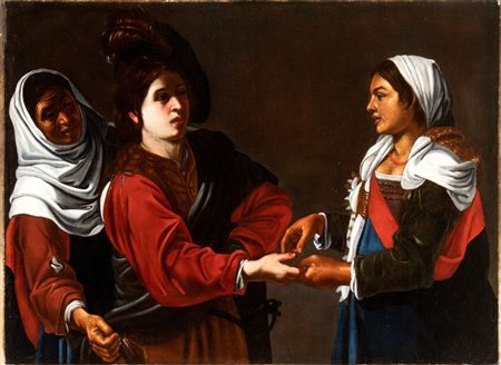 il Caravaggio (seguace di) (Milano, 1571 - Porto Ercole, 1610) La buona...