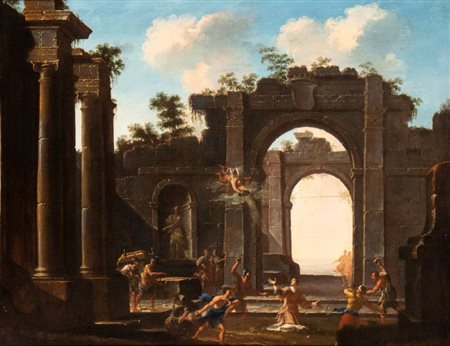 Viviano Codazzi (attribuito a) - Artista attivo a Roma, metà XVII secolo...