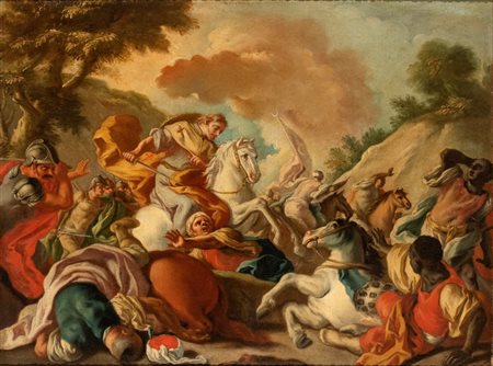 Francesco de Mura (attribuito a) (Napoli, 1696 - 1782) San Giacomo Matamoros...