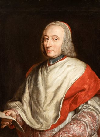 Pompeo Batoni (cerchia di) (Lucca, 1708 - Roma, 1787) Ritratto del cardinal...
