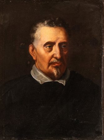 Andrea Sacchi (ambito di) (Roma, 1599 - 1661) Ritratto di anziano gentiluomo...