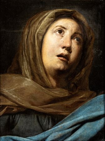 Artista napoletano, XVII secolo Maria Maddalena Olio su tela cm. 47x36. Con...