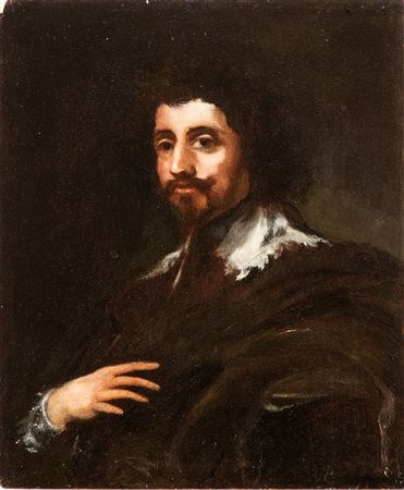 Anton van Dyck (seguace di) (Anversa, 1599 - Londra, 1641) Ritratto di Michel...