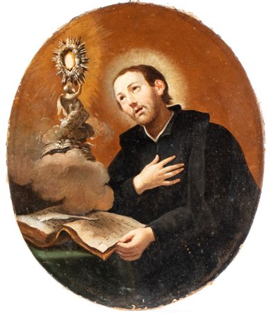 Artista napoletano, XVIII secolo San Francesco Caracciolo in adorazione...