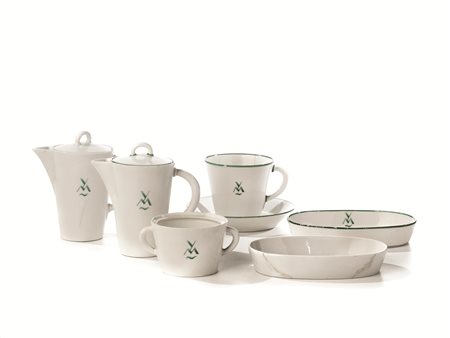 Gio Ponti(Milano 1891-1979) Servito da caffè, 1923-1930Manifattura Richard...