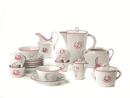 &nbsp;Gio Ponti (Milano 1891-1979)Servito da caffè, 1923-1930Manifattura...