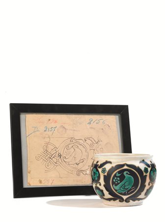 PICCOLO CACHE-POT, 1930 CIRCAManifattura Chini, Fornaci di San Lorenzo...