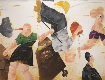 Emilio Tadini(Milano 1927 - 2002)LA FIABA DEL PITTOREacrilico su tela, cm...