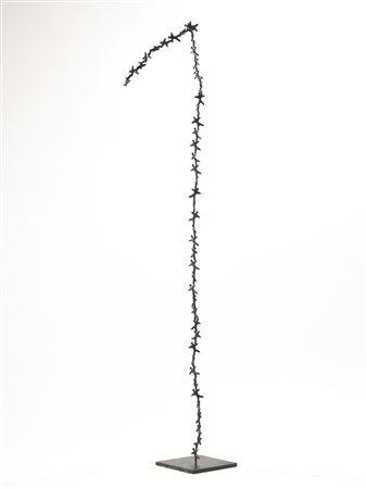 Alberto De Braud(Milano 1959)CADUTAbronzo, cm 116x30x15 sulla base: firmato e...