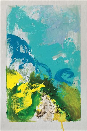 Mario Schifano(Homs 1934 - Roma 1998)SENZA TITOLOtecnica mista su tela, cm...