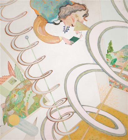 Luca Alinari(Firenze 1943)SENZA TITOLOolio e acrilico su tela, cm...