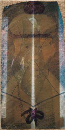 Mimmo Rotella (Catanzaro 1918 - Milano 2006) SENZA TITOLO frottage-effaçcage...