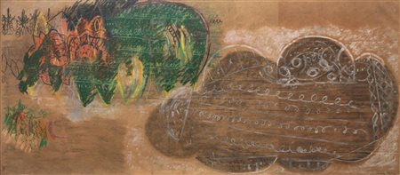 Riccardo Licata (Torino 1929 - Venezia 2014) COMPOSIZIONE tempera, gouache e...