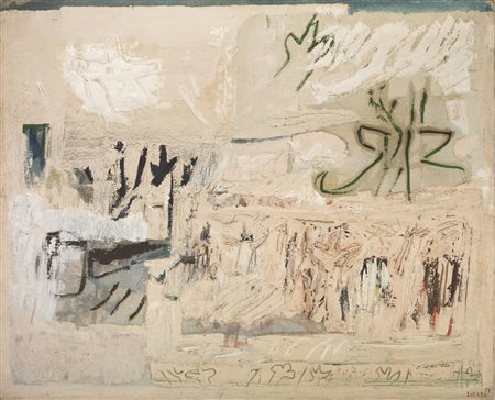 Riccardo Licata (Torino 1929 - Venezia 2014) PITTURA N. 1 olio su tela, cm...