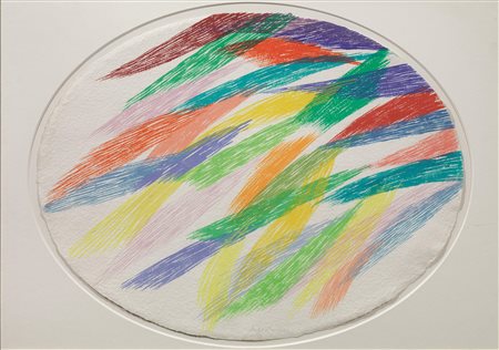 Piero Dorazio (Roma 1927 - Corciano 2005) COMPOSIZIONE gouache e tempera su...