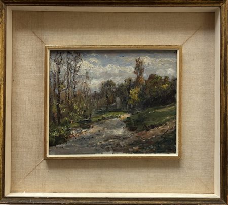 Vittore Antonio Cargnel Venezia 1872 - 1931 Milano Paesaggio