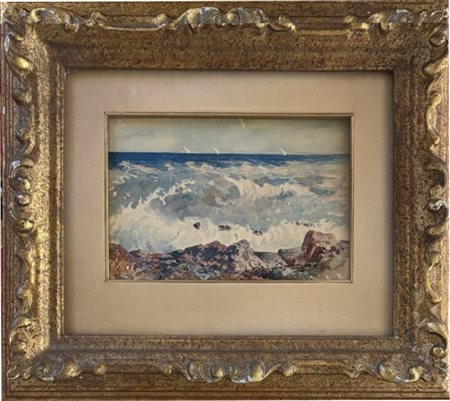 Siglato T.R Italia del XX secolo Mareggiata 