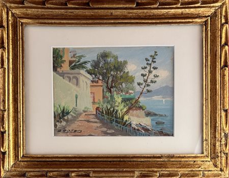 Saverio Seassaro Genova 1917 - 2016 Nervi dalla passaggiata