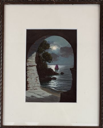 Saverio Seassaro Genova 1917 - 2016 Portico a Capolungo 