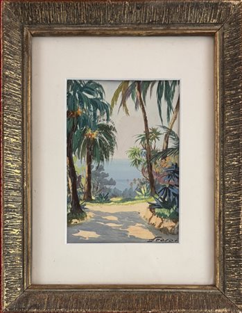 Saverio Seassaro Genova 1917 - 2016 Verso il mare, Parchi di Nervi  