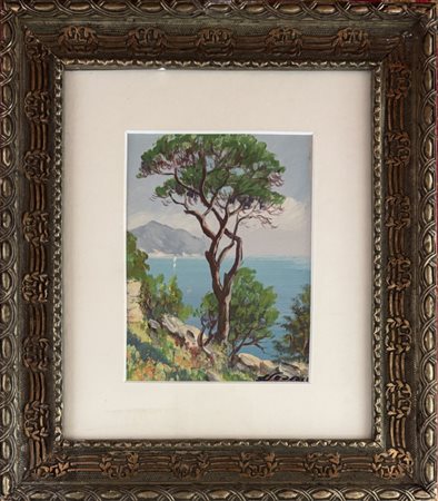 Saverio Seassaro Genova 1917 - 2016 Verso Portofino 