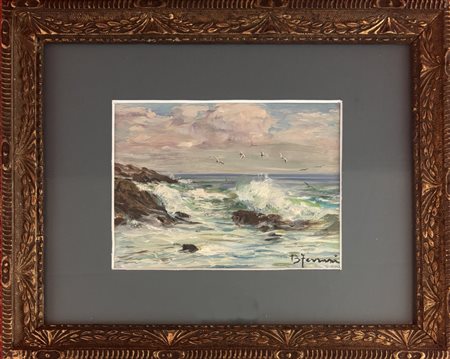 Berto Ferrari Bogliasco (GE) 1887 - 1965 Genova Scogli a Nervi