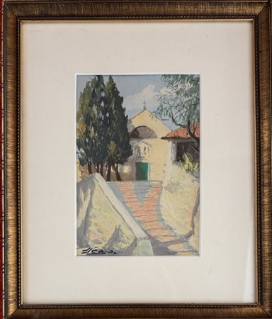 Saverio Seassaro Genova 1917 - 2016 Nervi, la chiesetta di San Rocco 