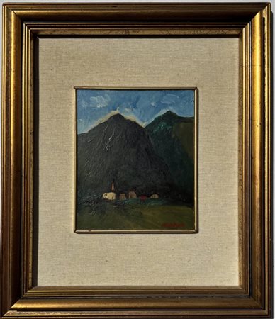 Giulio Salvadori Mosio (MN) 1918 - 1999 Paesaggio