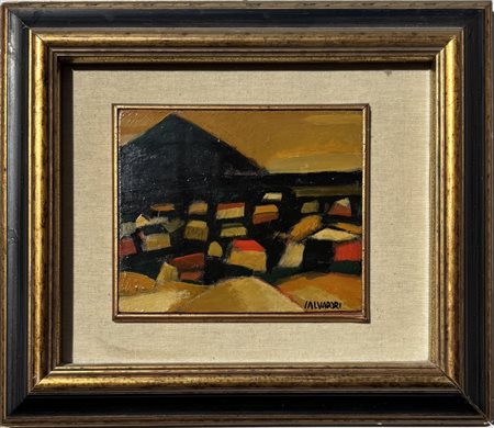 Giulio Salvadori Mosio (MN) 1918 - 1999 Paesaggio