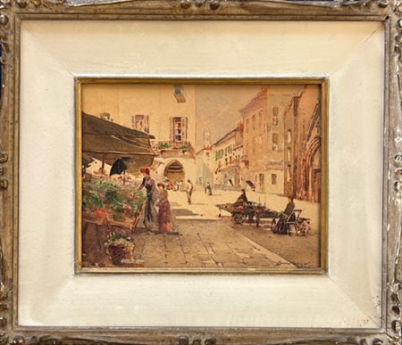 Bruno Caruso Palermo 1927 - 2018 Mercato della frutta