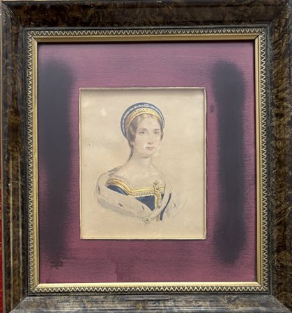 Giovanni Cammarano Italia del Sud XIX secolo Ritratto femminile