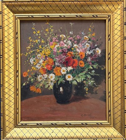 Amedeo Merello Genova 1890 - 1979 Genova Fumeri Vaso di Fiori 