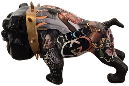 Cristophe Comerro, 1969, scultura in resina smaltata, cm 62 x 52 x 106: Vegas...