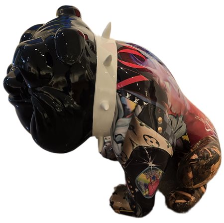 Cristophe Comerro, 1969, scultura in resina smaltata del 2020, cm 88 x 104 x...