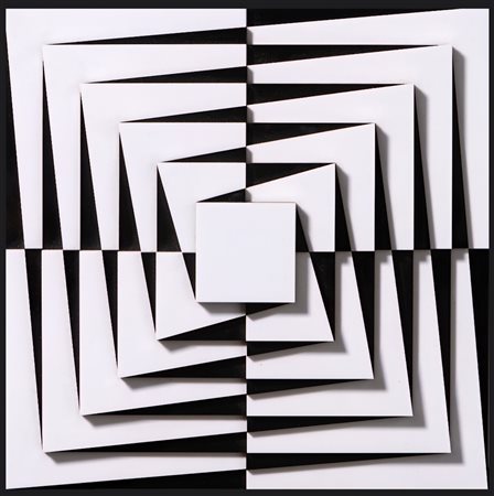 Marcello Morandini, 1940, Plexiglass, multiplo es. 23/25, cm 25 x 25: Titolo...