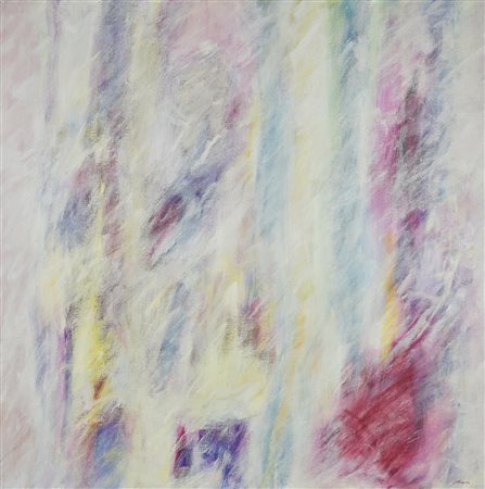 Sergio Zen (1936) RICORDO, 2009 olio su tela, cm 50x50 firma sul retro:...