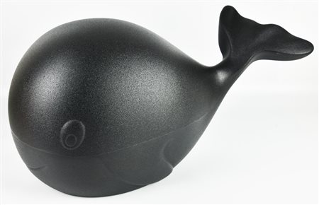 Carlo Rizzetti (1969) THE RAINBOW WHALE (NERA) plastica, cm 31x58x27; es. I -...