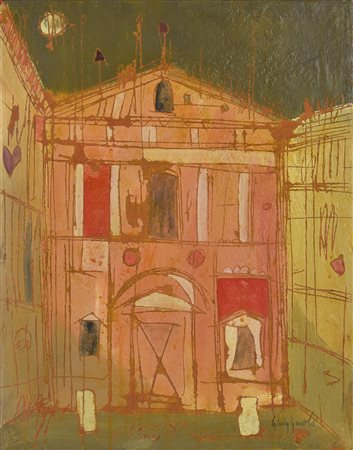 Luca Giovagnoli CORREGGIO CHIESA DI SAN GIUSEPPE CALASANZIO, 1995 tecnica...