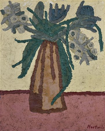 Alessandro Nastasio (1934) FIORI N.3 olio su tela, cm 50x40 firma sul retro:...