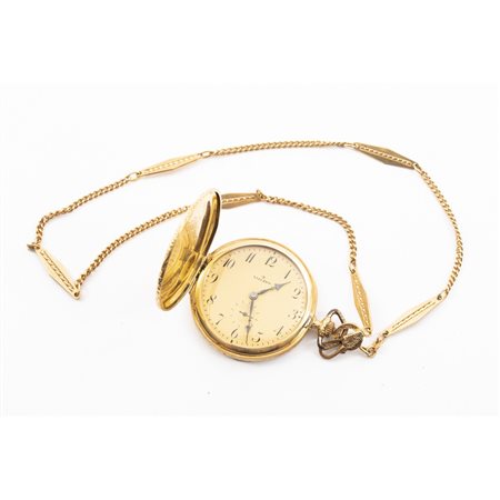 OROLOGIO tasca Election "GrandPrix 1914 Berne" in oro 18 KT