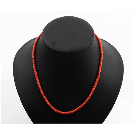 COLLANA in corallo rosso