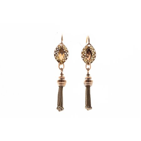 ORECCHINI in oro giallo 9 KT lavorato