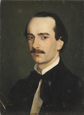 Giovanni Boldini "Ritratto del signor Bonetti" 1862
olio su cartone (cm 30,5x22)