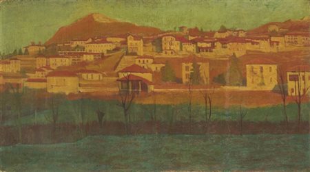 Innocente Salvini "Gemonio" 1932
olio su tela (cm 68x120)
firmato e datato in ba