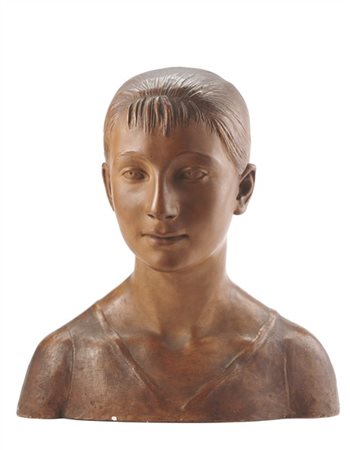 Adolf Von Hildebrand (Attribuito)

"Busto di fanciulla" 1889
scultura in gesso d