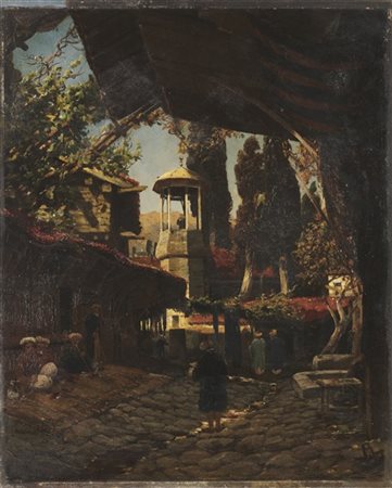 Christian Johannes Wilberg "Pergamo, Turchia" 1881
olio su tela (cm 70x57)
firma