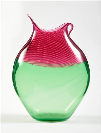 Simone Cenedese (Murano, 1973 - ) 
Vaso 
 Cm 18x13