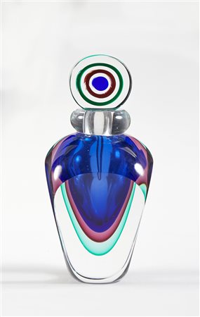 Seguso (Venezia,  - ) 
Boccetta di profumo 
 Cm 17x7x7
